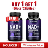 NAD+ Supplement with Resveratrol - Enhances Cellular Vitality & Energy