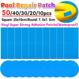 10pcs PVC Underwater Repair Patches for Swimming Pools and Inflatable Boats