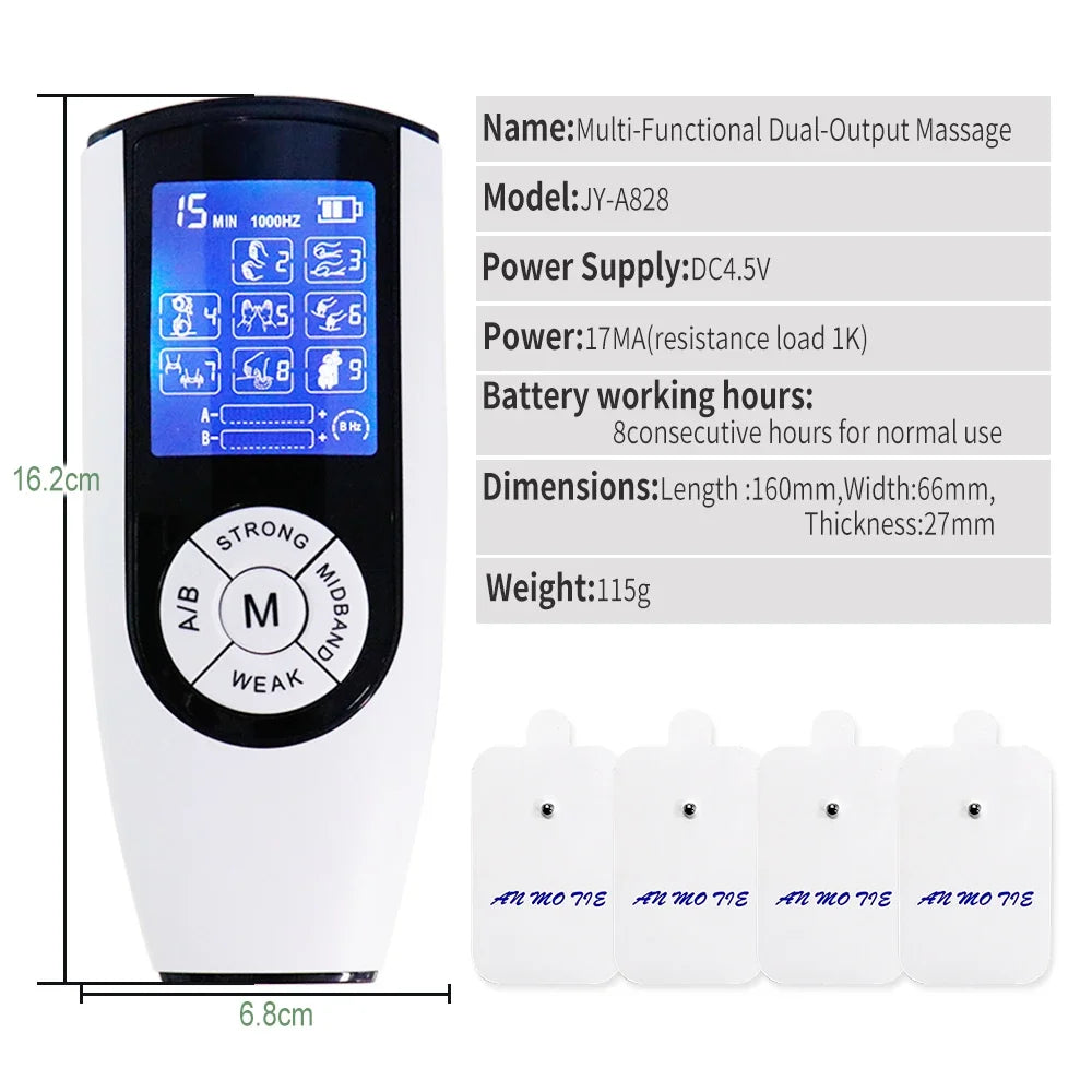 TENS Massager EMS Muscle Stimulator for Pain Relief Whole Body Massage