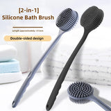 Soft Bath Brush Exfoliating Shower Sponge Long Handle Skin Massager
