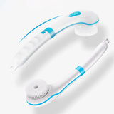 5 In 1 Electric Bath Brush Silicone Handheld Exfoliating Tool USB Waterproof