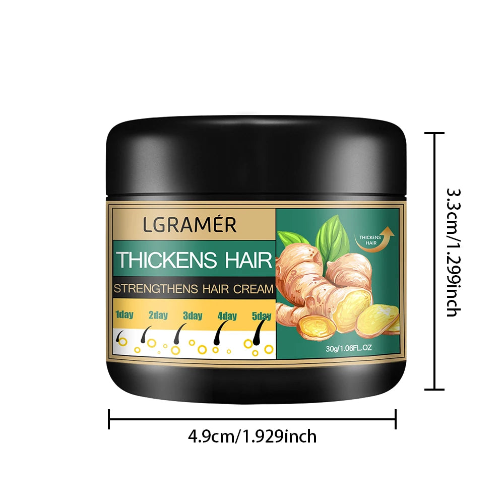 Ginger Hair Cream Deep Cleansing Hair Growth Treatment 100ml