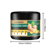 Ginger Hair Cream Deep Cleansing Hair Growth Treatment 100ml