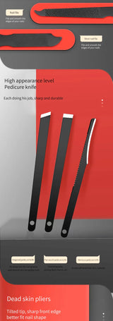 Nail Clipper Set - 5 Beauty Tools for Manicure & Pedicure Care