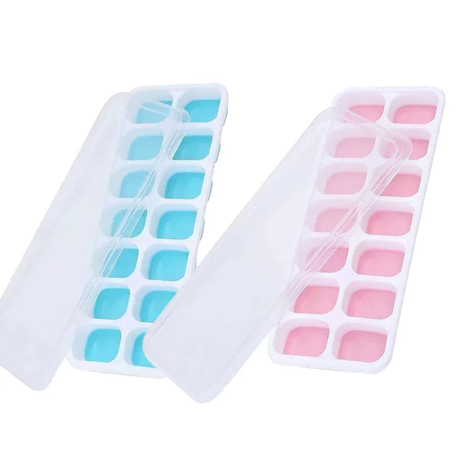 Silicone C Mold with Lid - 2/4pcs C 14 Cube Set