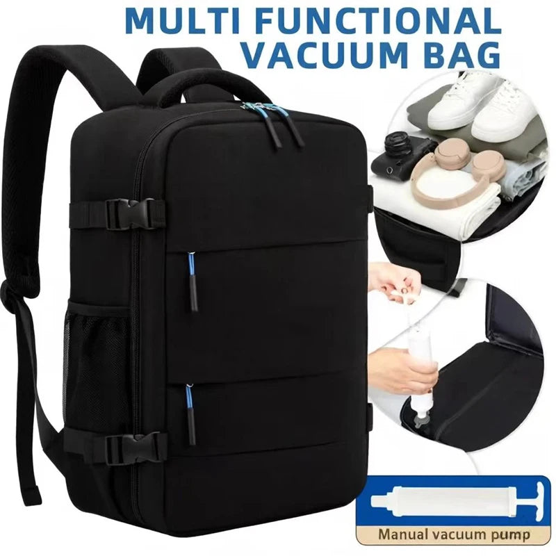 Lightweight Foldable Vacuum Compression Travel Backpack for Hiking, Camping