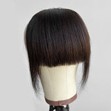 Clip On Bangs Wig for Women - Straight Human Hair Hairpiece