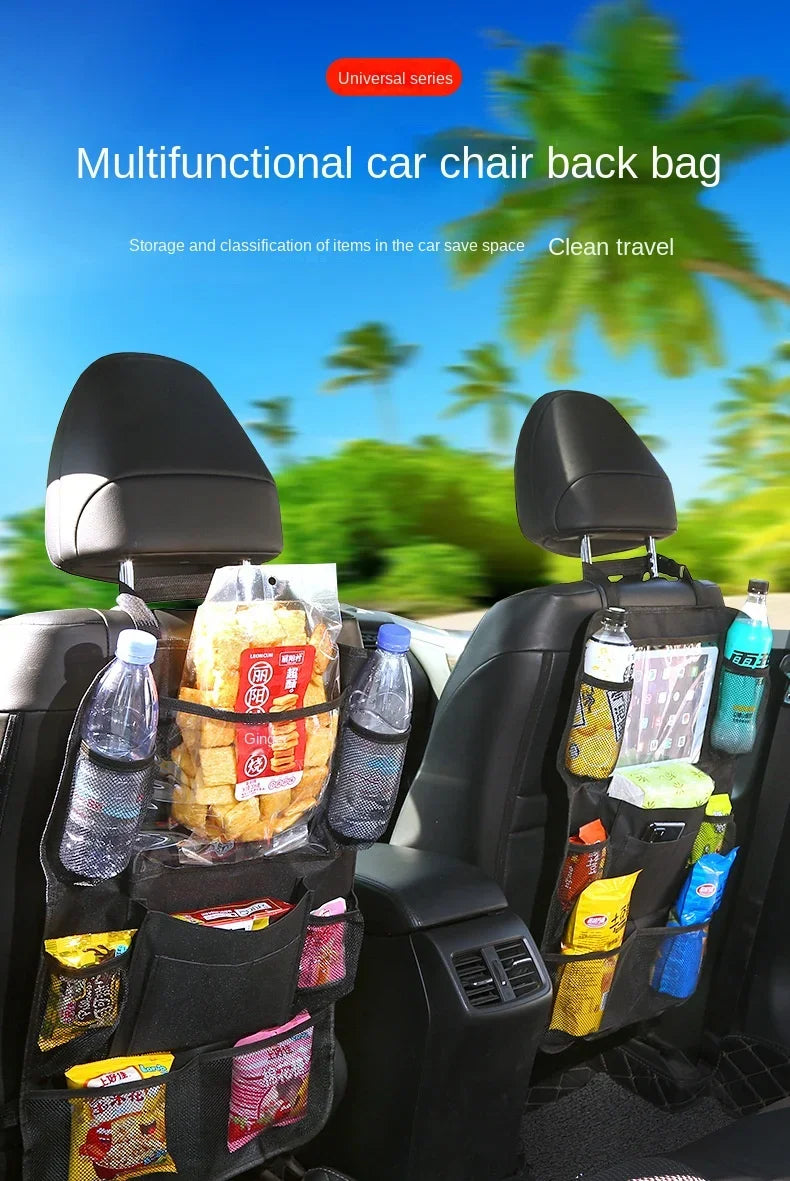 Car Seat Organizer Oxford Fabric Multi Pocket Storage Bag for Kids