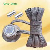 Automatic Flat No Tie Shoelaces with Swivel Buckle for Sneakers Adults Kids