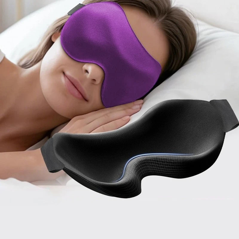 3D Adjustable Sleep Mask for Men and Women, Light Blocking Eye Mask