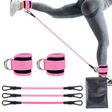 Adjustable D-Ring Ankle Straps for Cable Machines - 1pc Comfortable Cuffs