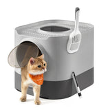 Enclosed Cat Litter Box with Lid and Slide-Out Tray - XL