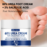 Urea Foot Cream 60% - Intensive Moisturizing Treatment for Cracked Heels