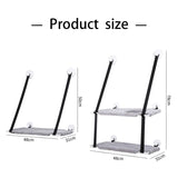 Double-layer Velvet Cat Suspension Bed with Suction Cups - 20kg Capacity