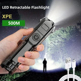 Powerful Rechargeable LED Flashlight 100,000 Lumen Waterproof Tactical Torch