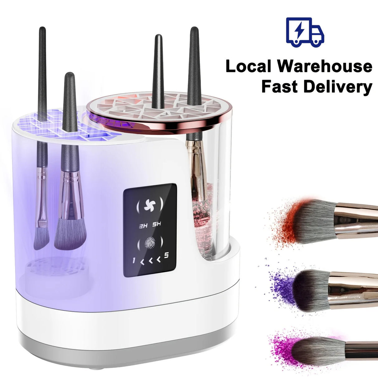 3-in-1 Electric Makeup Brush Cleaner & Dryer Tool for Beauty Accessories