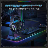 New Wireless Gaming Headset 3 Modes Bendable HD Mic Soft Ear Pads