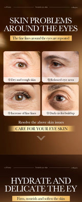 Collagen Eye Mask Caffeine Patches for Dark Circles - 10 Pairs
