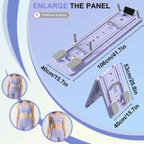 Multi-Functional Pilates Board with Resistance Bands for Home Fitness