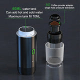 Portable Espresso Coffee Maker 3-in-1 for Car & Home Camping Travel