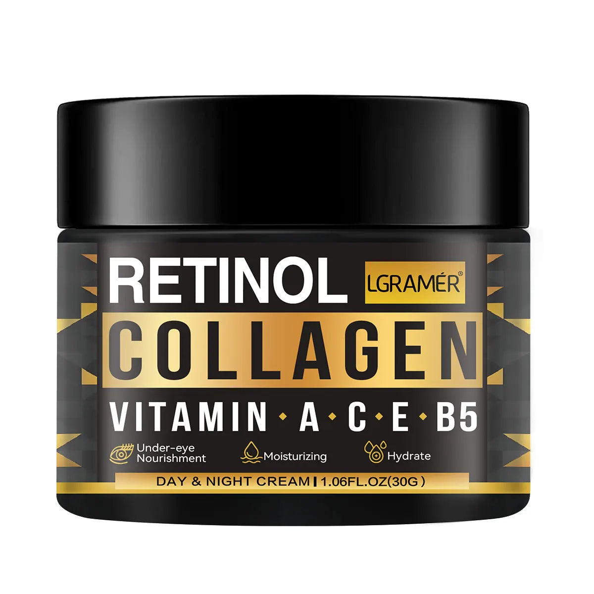 Men's Retinol Collagen Face Cream - Moisturizing, Hydrating, Anti-Aging