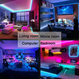 Bluetooth LED Strip Lights 5050 SMD Smart Remote Control Flexible Tape