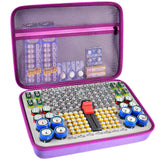 Battery Organizer Case with Tester for 150+ Batteries, Hard Shell Storage