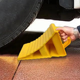 Portable Wheel Chock with Handles for RVs Trailers Trucks - 2 Pack