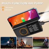 Cordless Mini Tire Inflator 150 PSI Portable Air Compressor for Car Bike