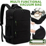Lightweight Foldable Vacuum Compression Travel Backpack for Hiking, Camping