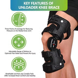 NEENCA Adjustable Knee Support Brace for Stability & Comfort - Unisex