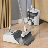3-in-1 Long-Handled Broom and Dustpan Set for Home Office School Dorm
