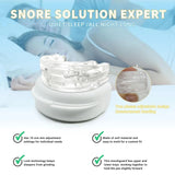 Adjustable Anti-Snoring Mouth Guard Device for Bruxism Sleep Improvement