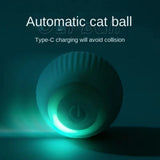 Interactive Rolling Electric Ball Toy for Cats - Rechargeable Pet Accessory