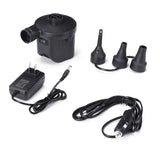 Portable Electric Air Pump 12V with 3 Nozzles for Inflatable Pools and More
