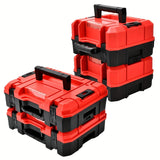 Stackable Tool Organizer Box Durable Plastic Storage Bin for Garage Workshop