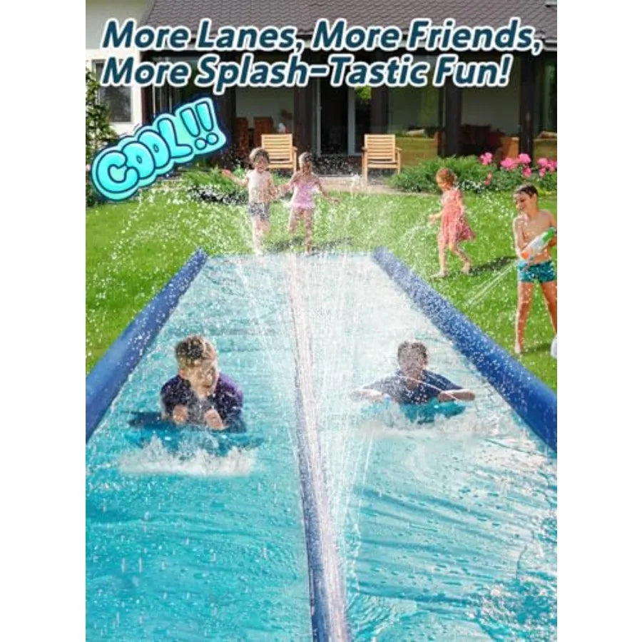 Extra-Large Backyard Slip and Water Slide for Kids and Adults