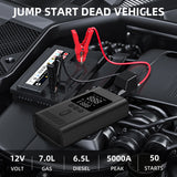 8000mAh Car Jump Starter & Tire Inflator, 150PSI Portable Air Compressor