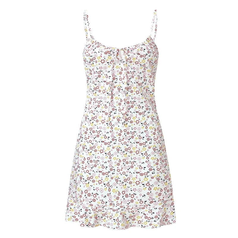 Women's Floral Camisole Dress - Summer Casual Skirt - Comfortable Fit
