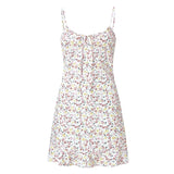 Women's Floral Camisole Dress - Summer Casual Skirt - Comfortable Fit