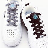 Automatic Flat No Tie Shoelaces with Swivel Buckle for Sneakers Adults Kids