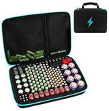 Battery Organizer Case with Tester for 150+ Batteries, Hard Shell Storage