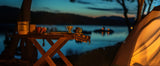 Portable Solar Camping Lantern with USB-Type C, 2000mAh