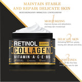 Men's Retinol Collagen Face Cream - Moisturizing, Hydrating, Anti-Aging