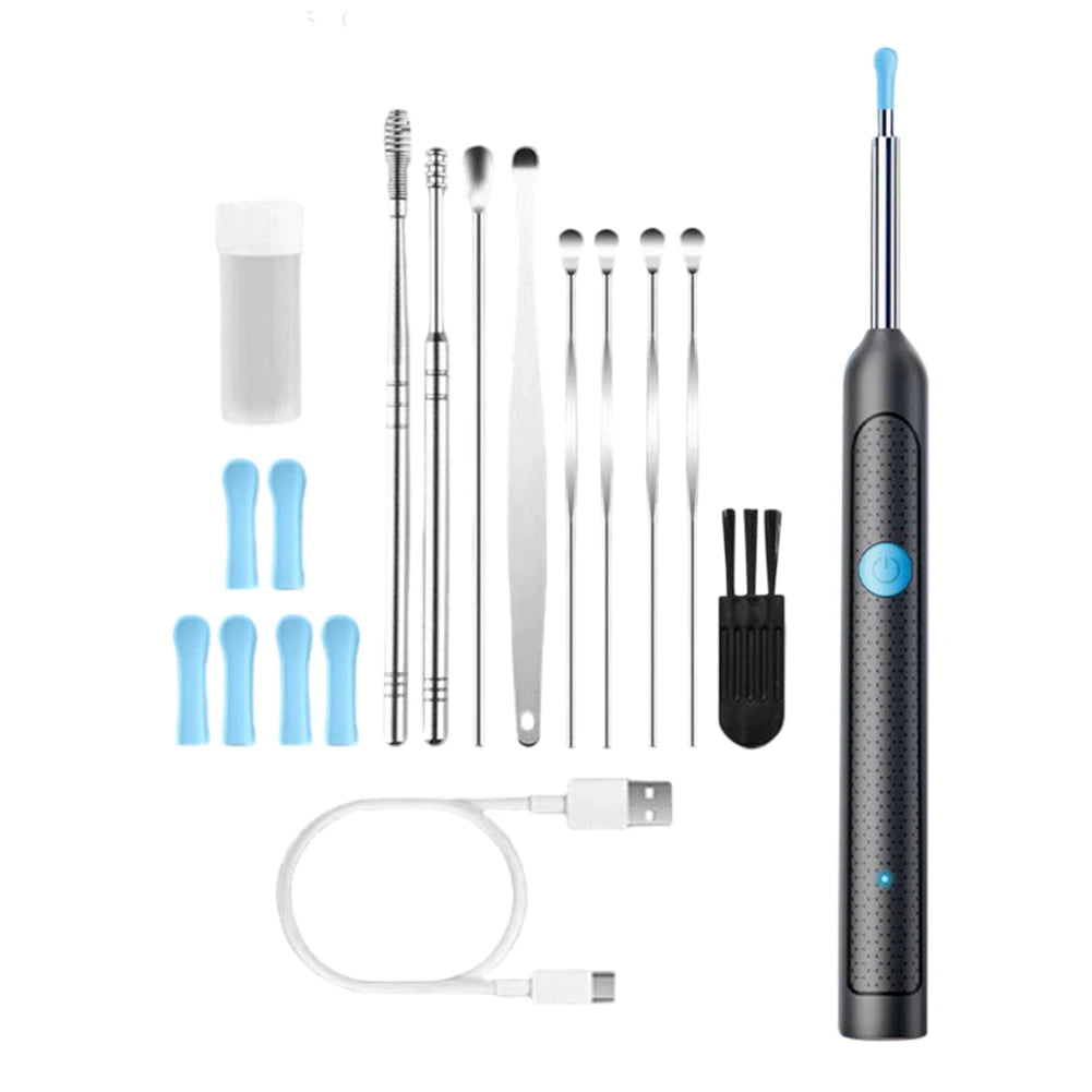 Smart Visual Wax Removal Tool with Camera Rechargeable Earpick Set