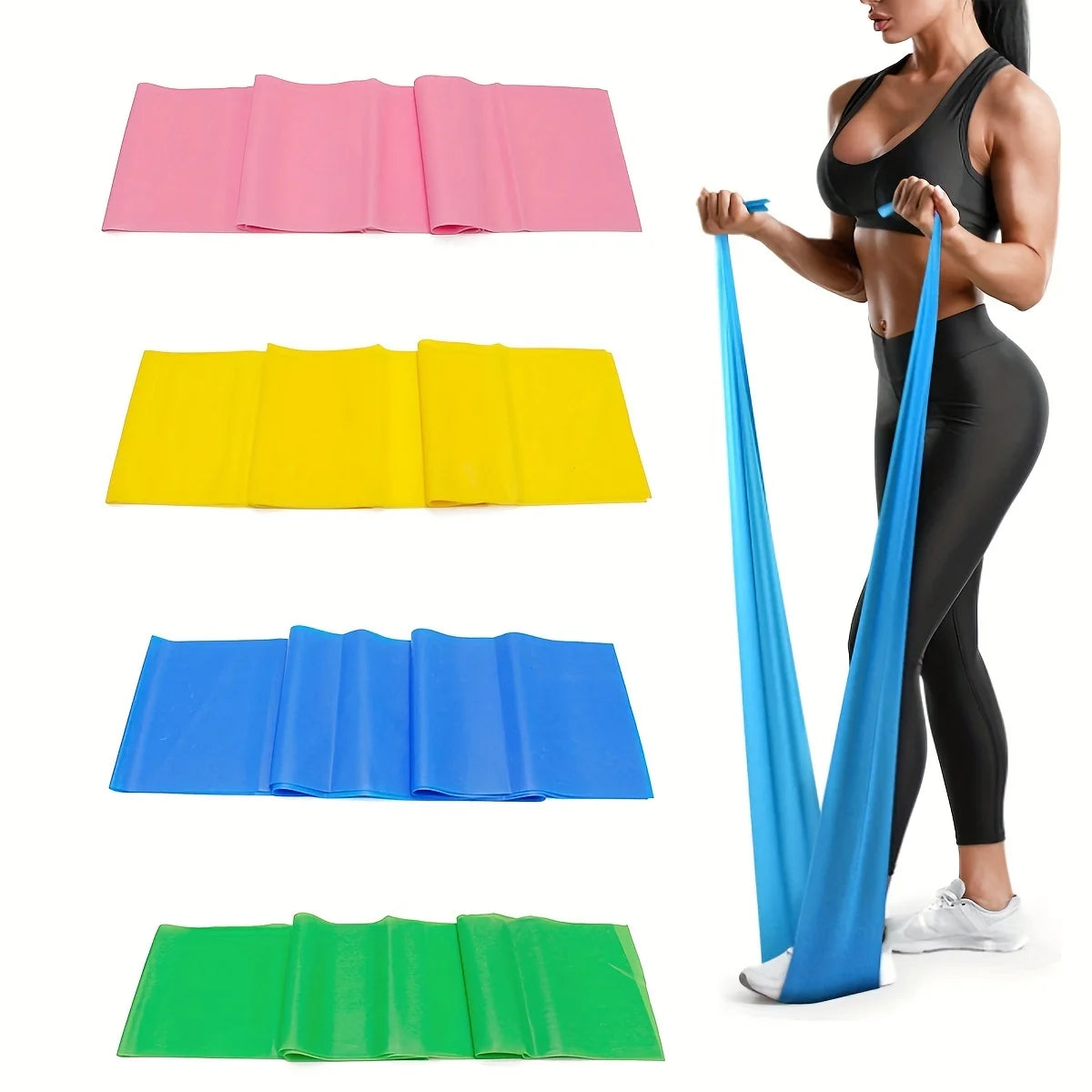 Resistance Bands for Exercise Training - Stretch Elastic Band Set