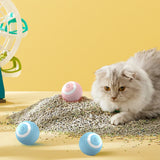 Interactive Rolling Electric Ball Toy for Cats - Rechargeable Pet Accessory
