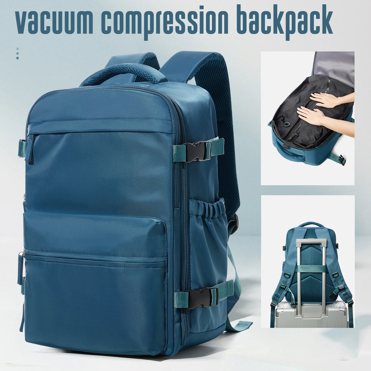 Large Capacity Vacuum Backpack for Travel, Business, and School Use