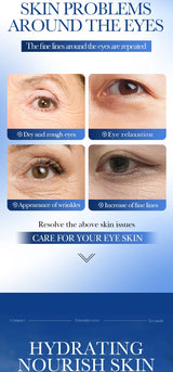 Collagen Eye Mask Caffeine Patches for Dark Circles - 10 Pairs