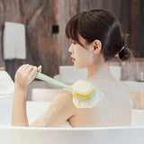 Loofah Back Scrubber Long Handle Exfoliating Bath Brush for Women
